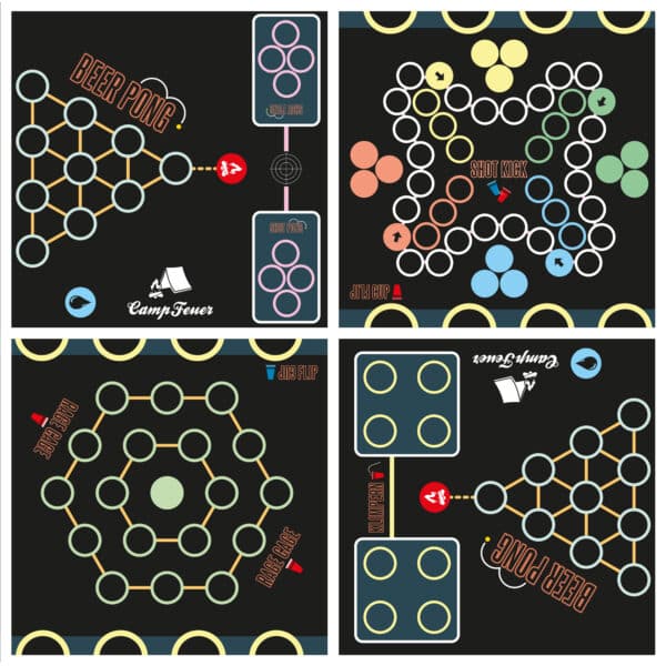🍻 Bierpong & Partytisch 6-in-1 – Das ultimative Trinkspiel-Erlebnis!